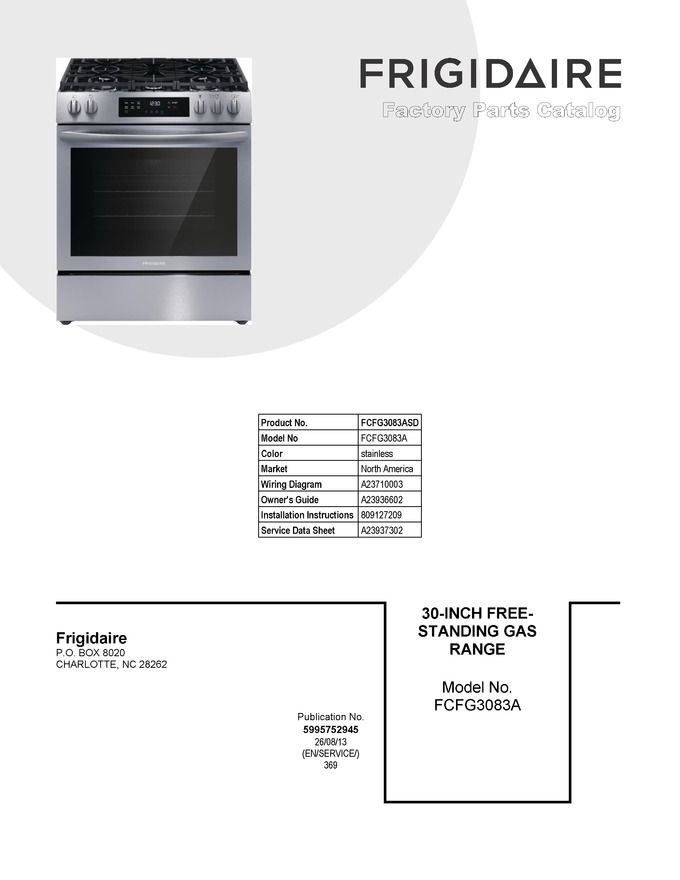 Diagram for FCFG3083ASD