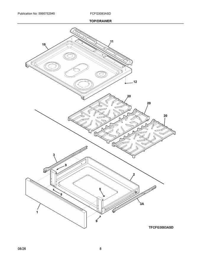 Diagram for FCFG3083ASD