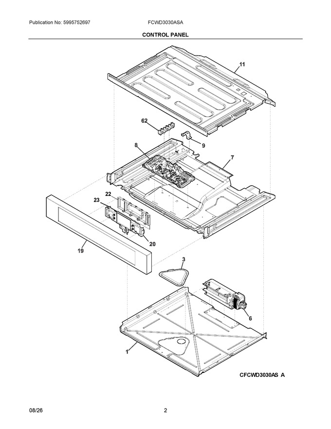 Diagram for FCWD3030ASA