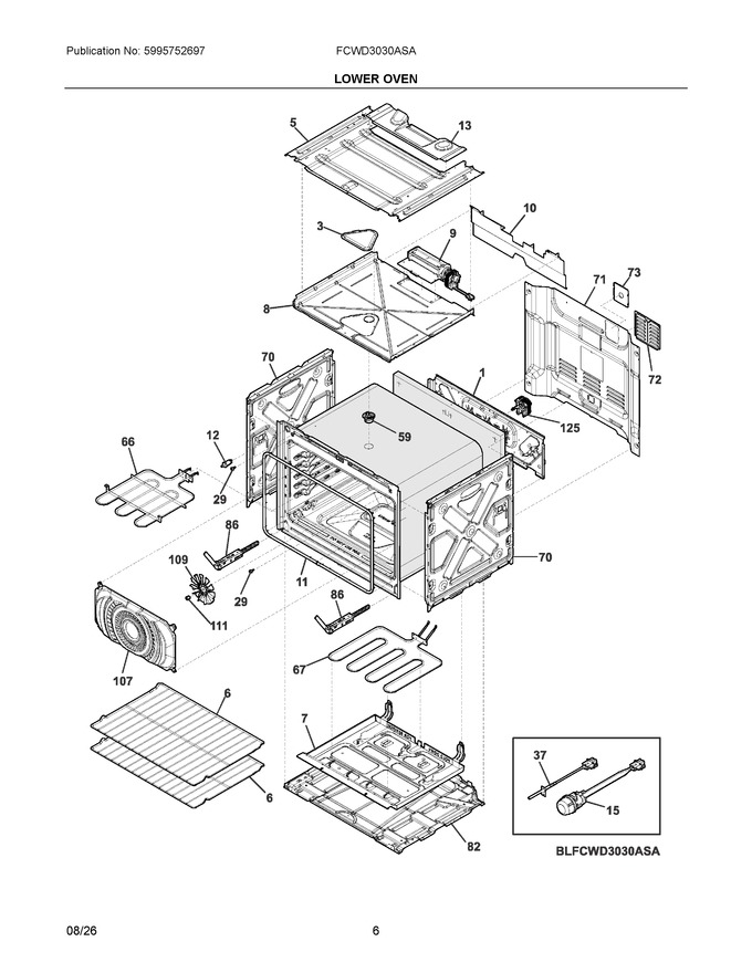 Diagram for FCWD3030ASA