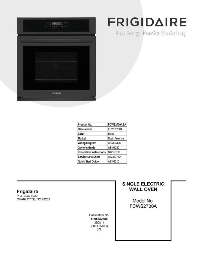 Diagram for FCWS2730ABA