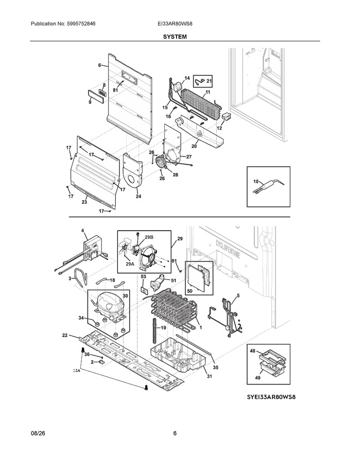 Diagram for EI33AR80WS8
