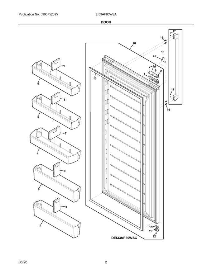 Diagram for EI33AF80WSA