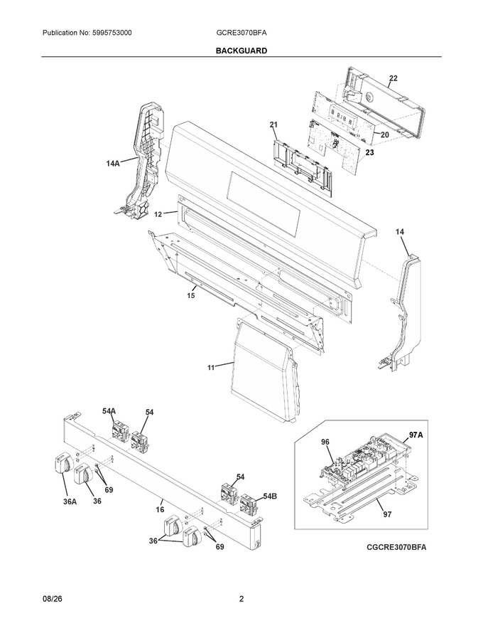 Diagram for GCRE3070BFA