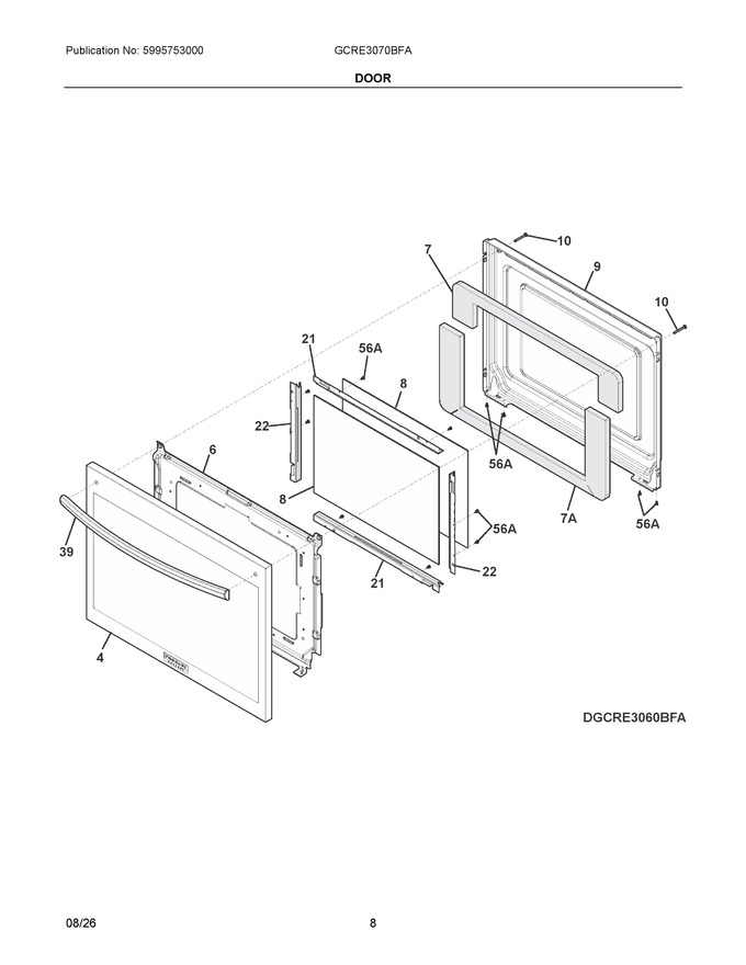 Diagram for GCRE3070BFA