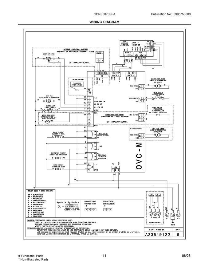 Diagram for GCRE3070BFA