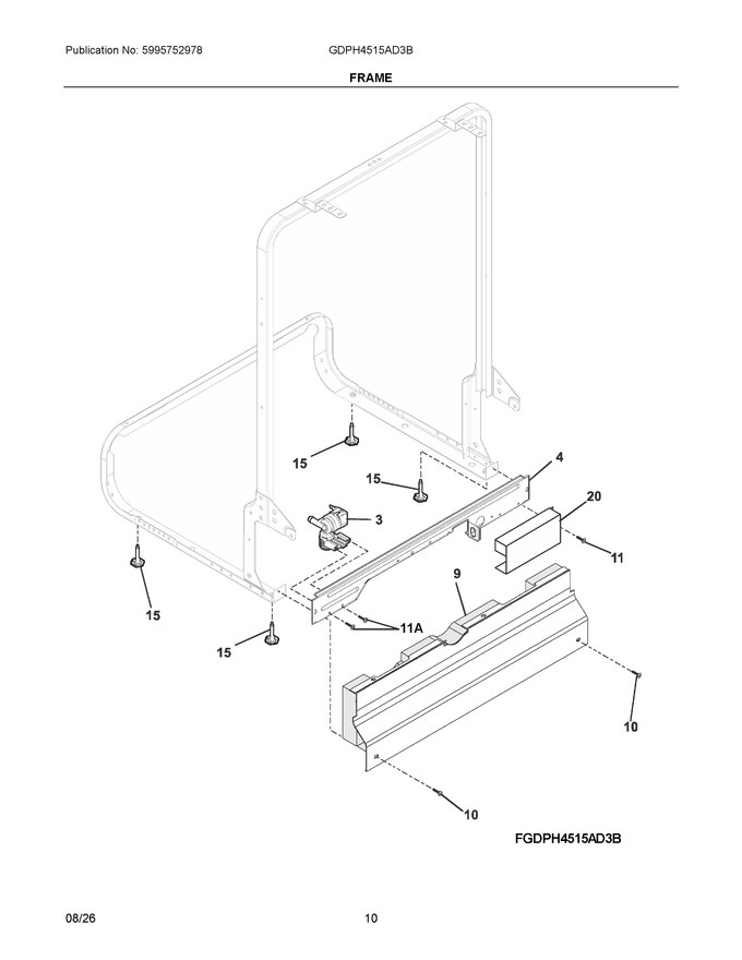 Diagram for GDPH4515AD3B