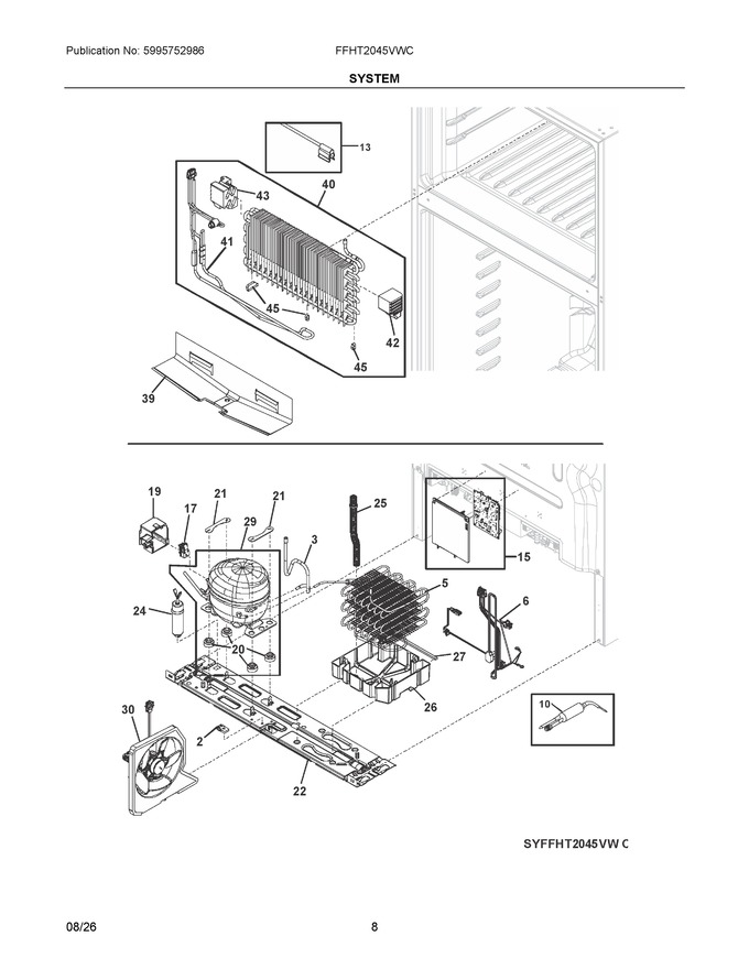 Diagram for FFHT2045VWC