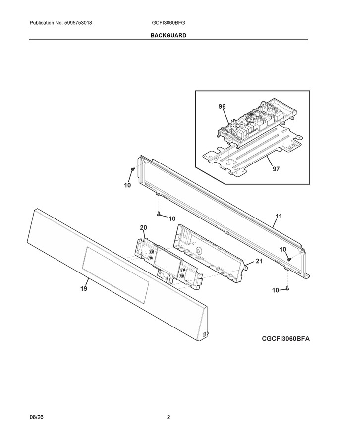 Diagram for GCFI3060BFG