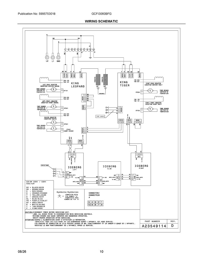 Diagram for GCFI3060BFG