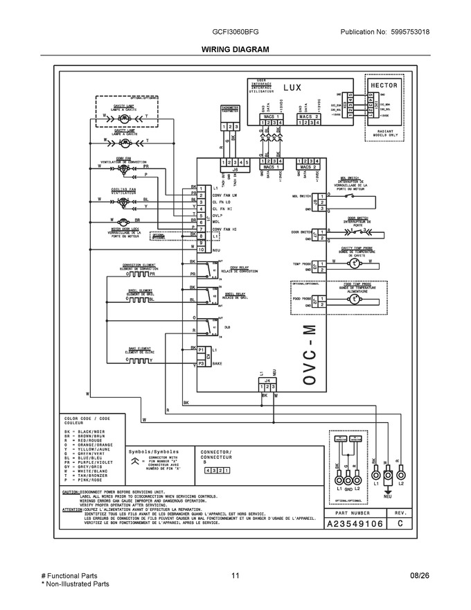 Diagram for GCFI3060BFG