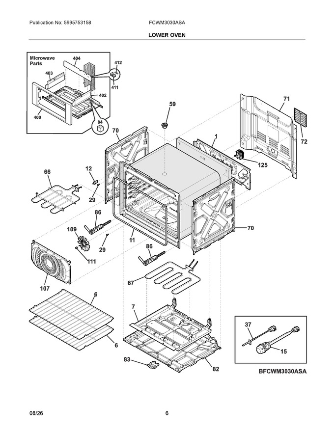 Diagram for FCWM3030ASA