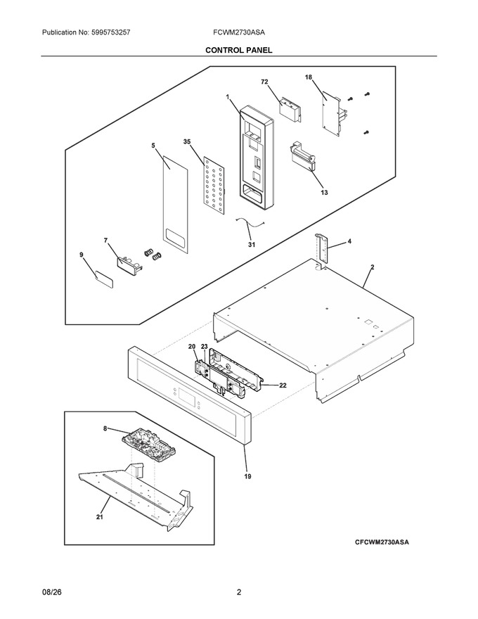 Diagram for FCWM2730ASA