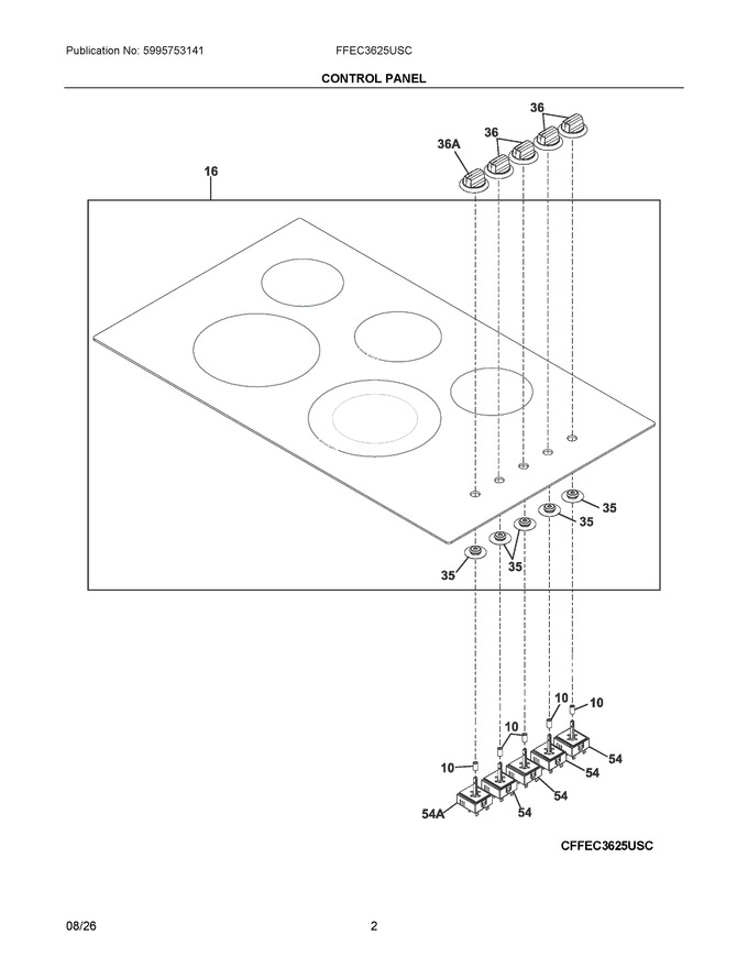 Diagram for FFEC3625USC