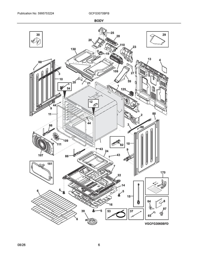 Diagram for GCFG3070BFB