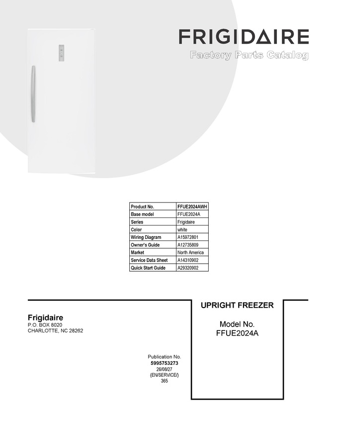 Diagram for FFUE2024AWH
