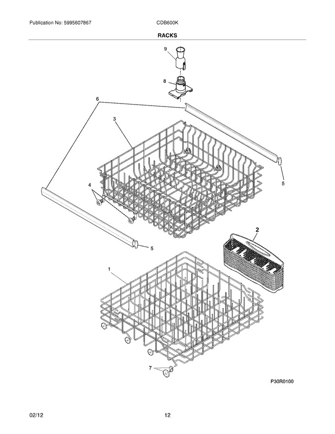Diagram for CDB600KW1B