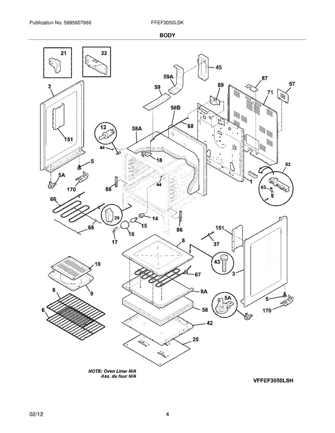 Diagram for FFEF3050LSK
