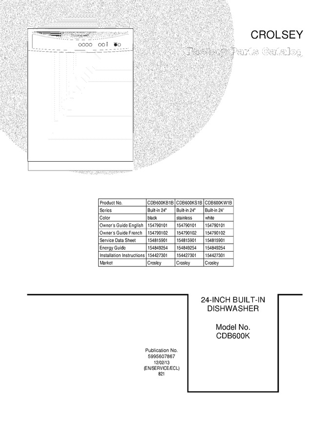 Diagram for CDB600KB1B