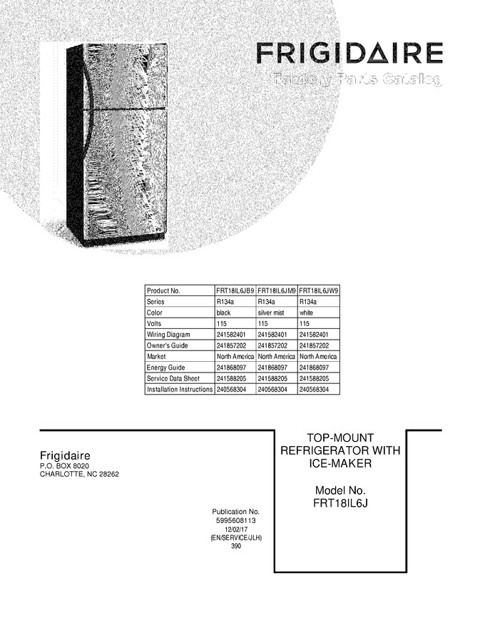 Diagram for FRT18IL6JB9