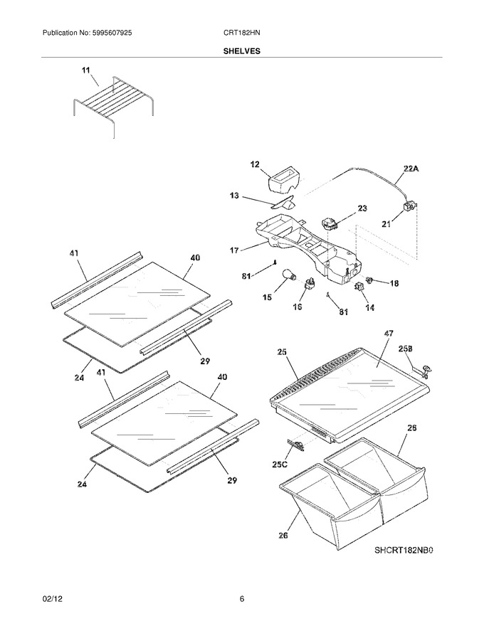 Diagram for CRT182HNW0