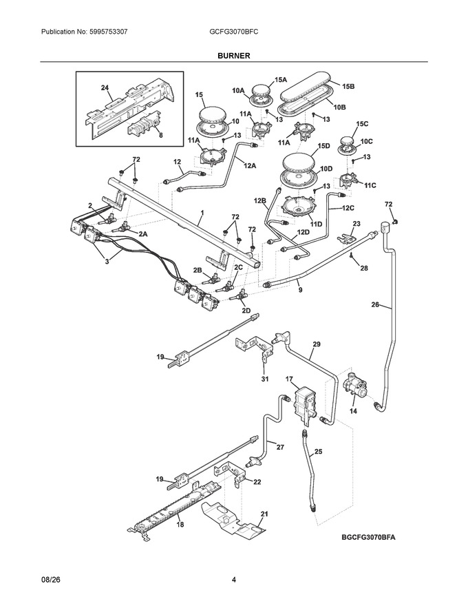 Diagram for GCFG3070BFC