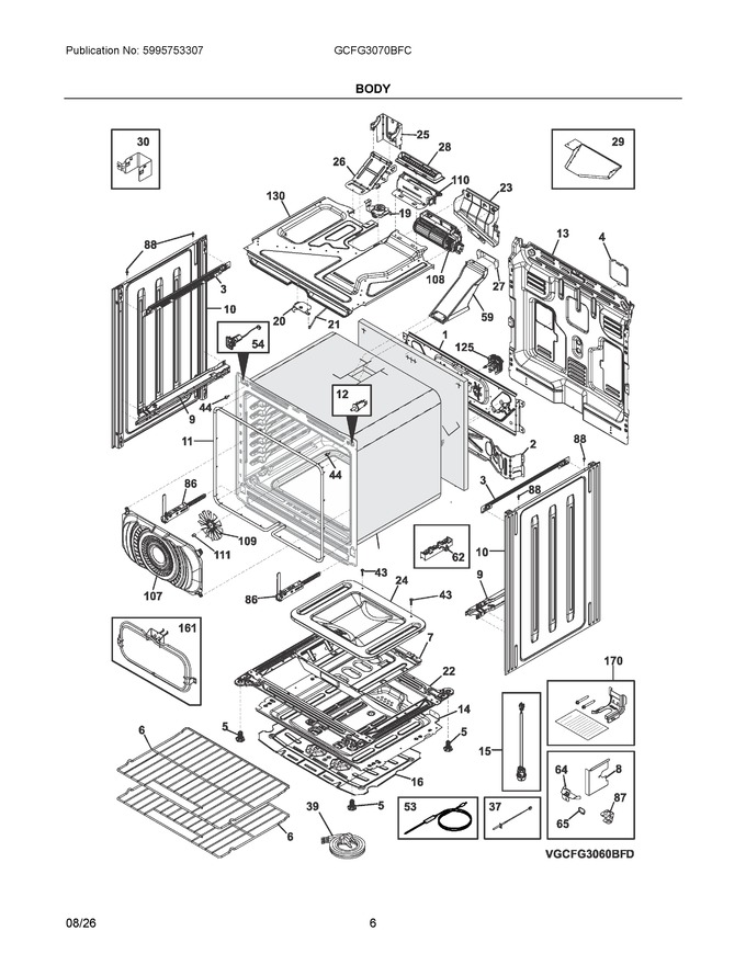 Diagram for GCFG3070BFC