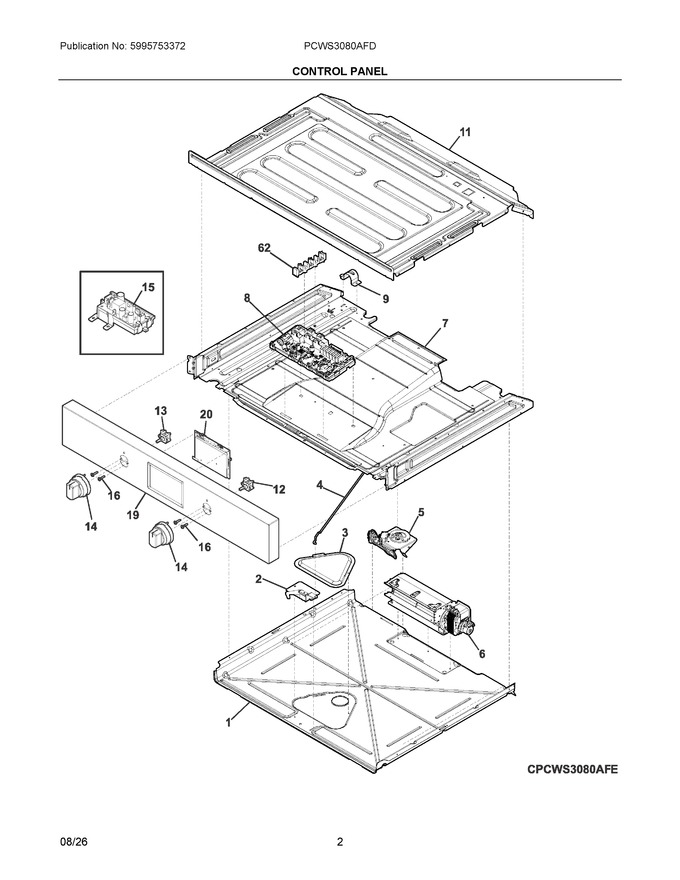 Diagram for PCWS3080AFD