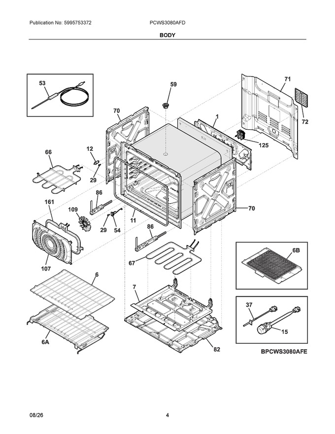 Diagram for PCWS3080AFD