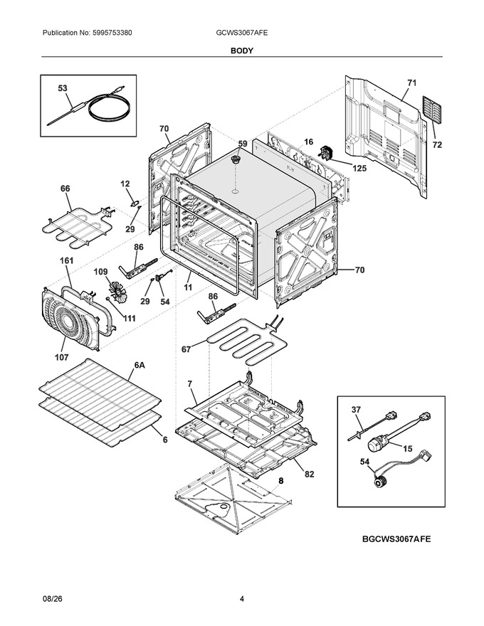 Diagram for GCWS3067AFE