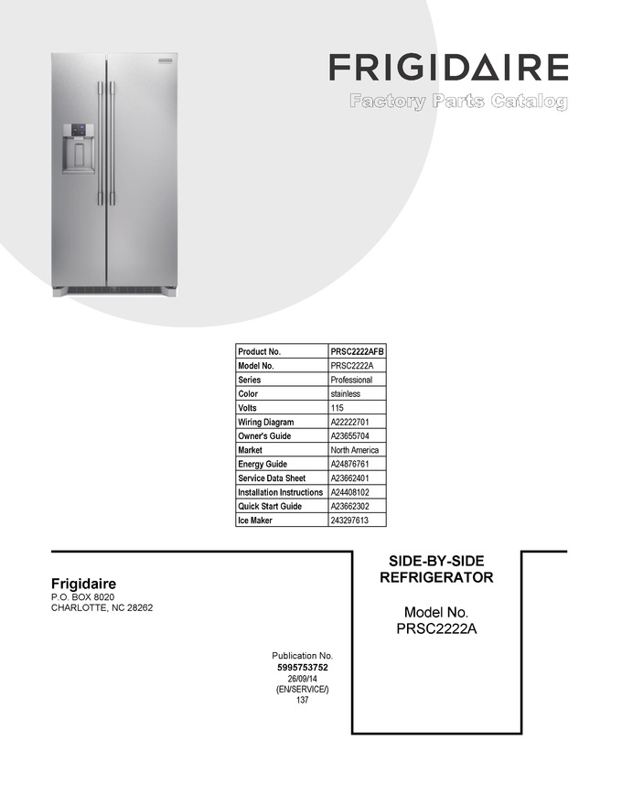 Diagram for PRSC2222AFB