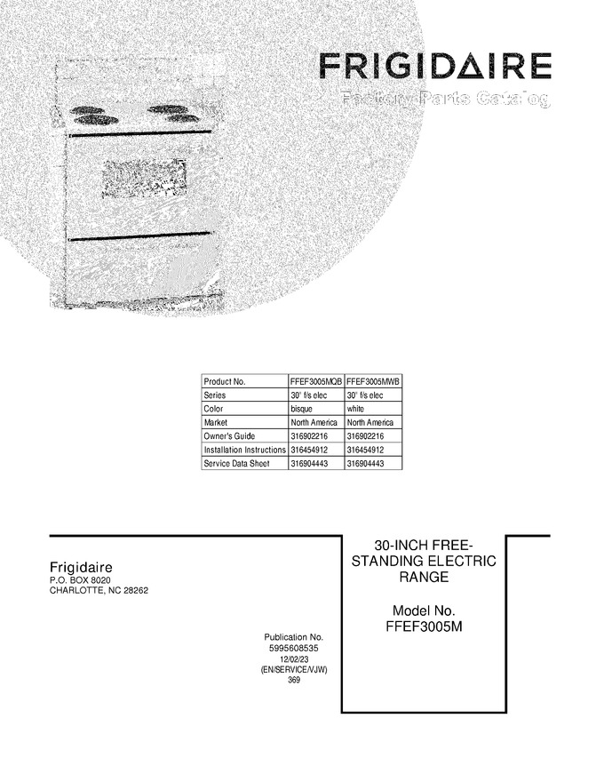 Diagram for FFEF3005MWB