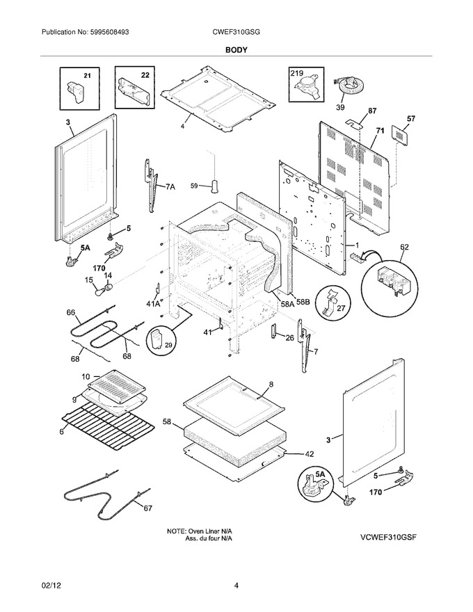 Diagram for CWEF310GSG