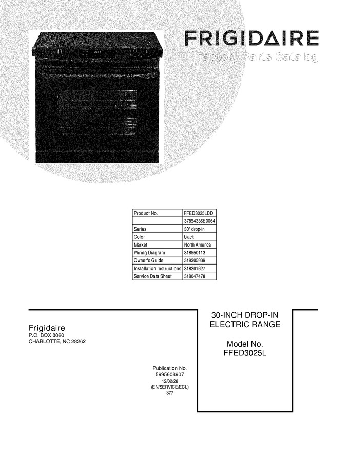 Diagram for FFED3025LBD