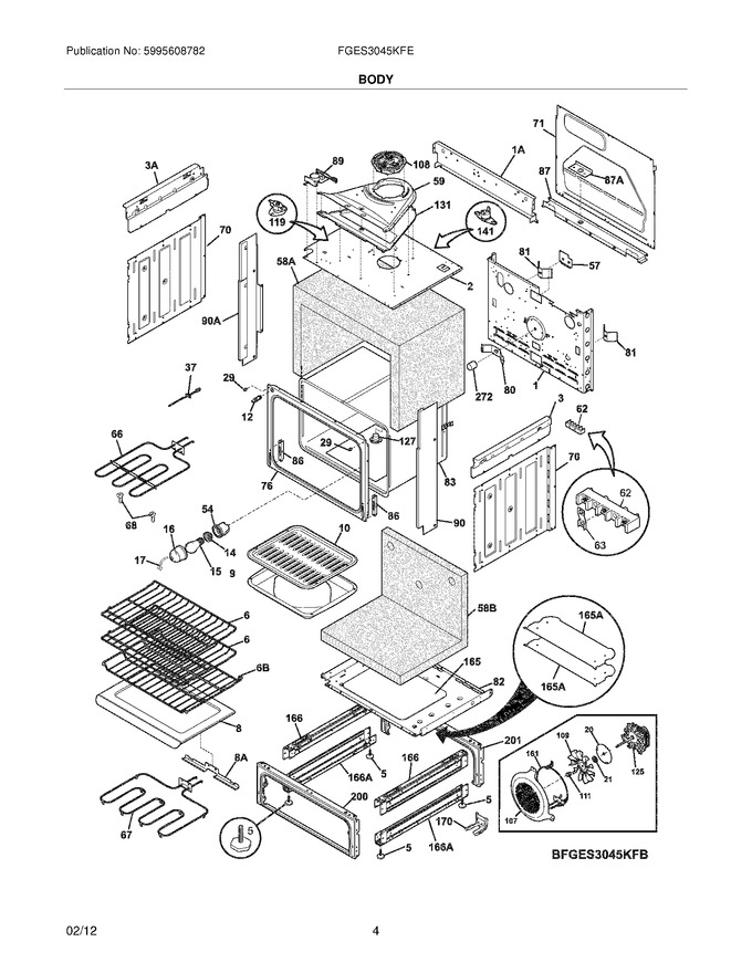 Diagram for FGES3045KFE