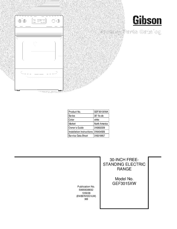 Diagram for GEF3015XWA