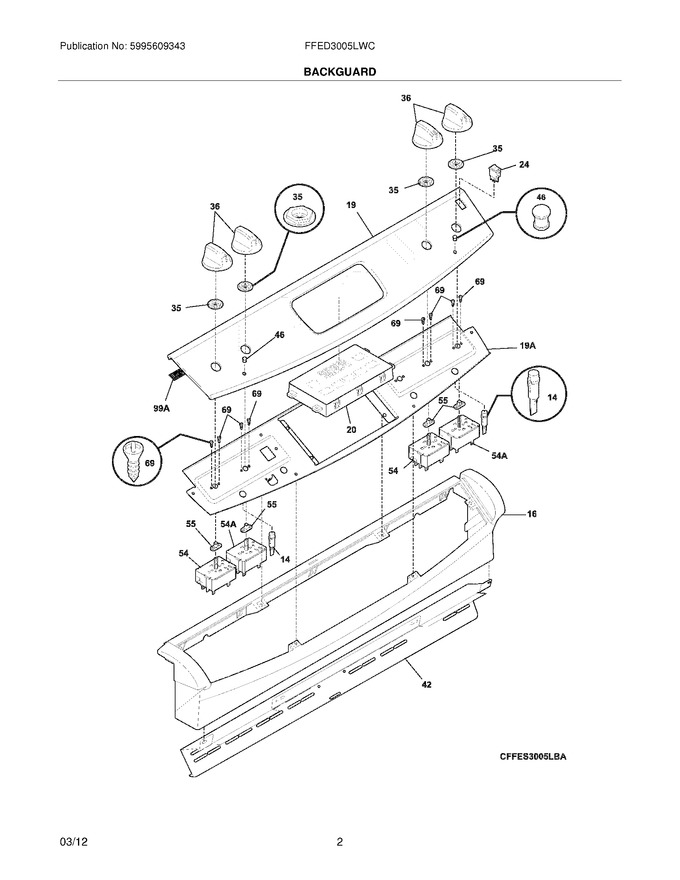 Diagram for FFED3005LWC
