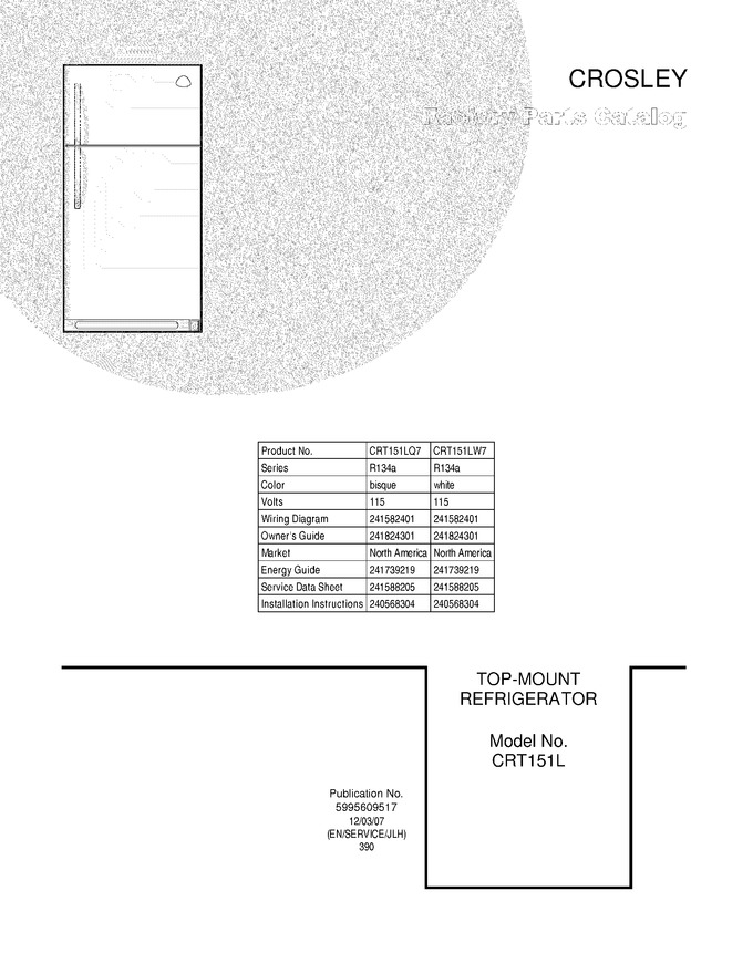 Diagram for CRT151LQ7