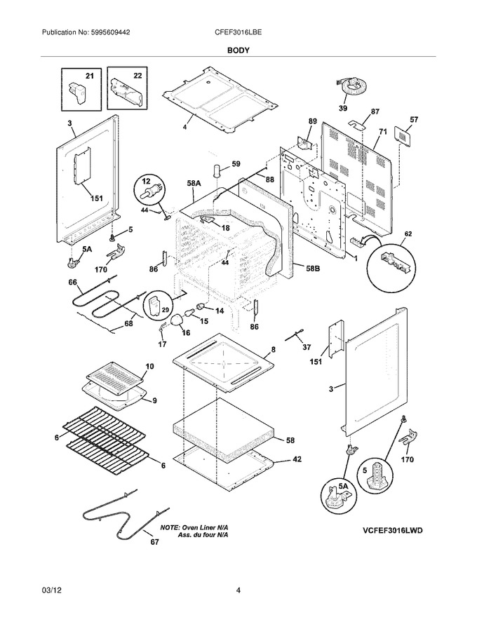 Diagram for CFEF3016LBE