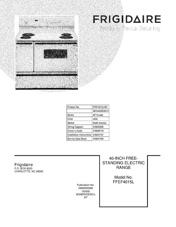 Diagram for FFEF4015LWC