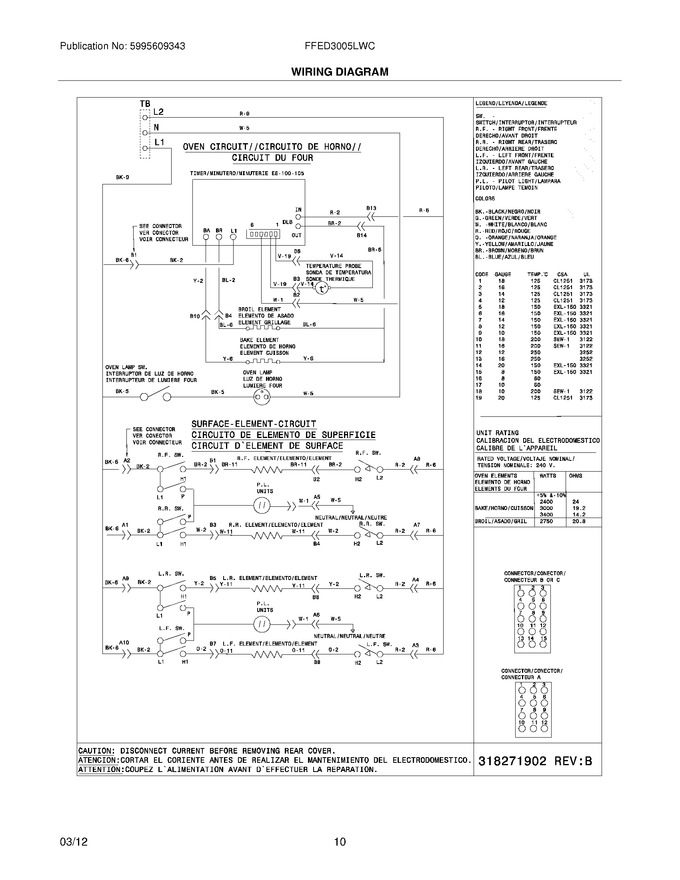 Diagram for FFED3005LWC