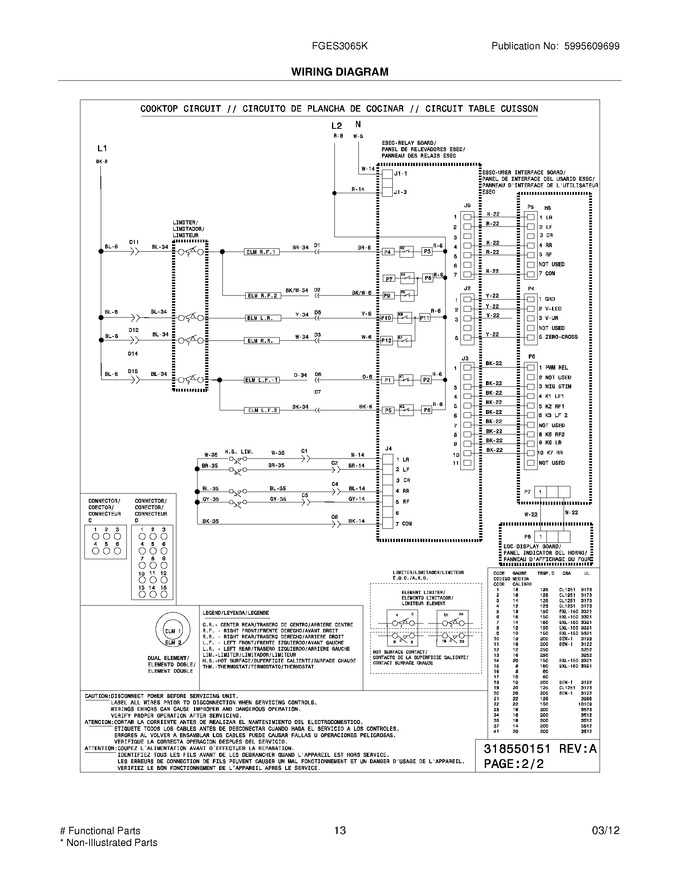 Diagram for FGES3065KBF