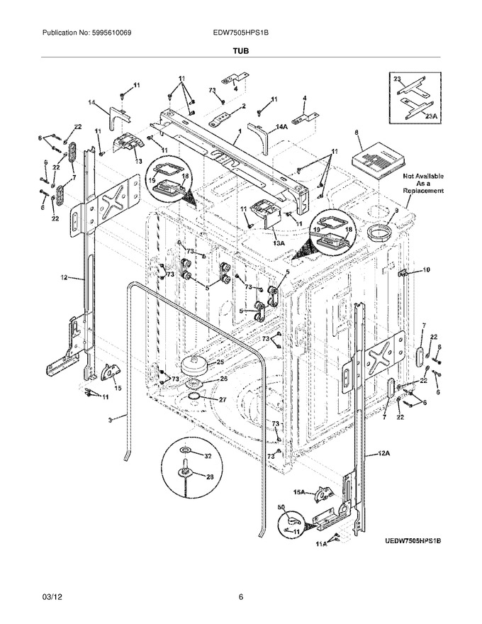 Diagram for EDW7505HPS1B
