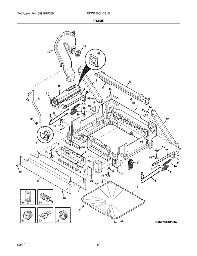 Diagram for EDW7505HPS1B