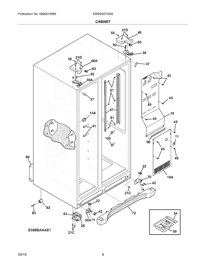 Diagram for EW26SS70IS6