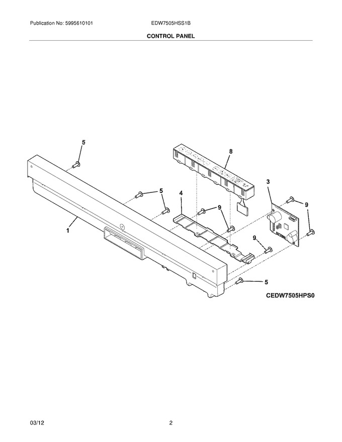 Diagram for EDW7505HSS1B