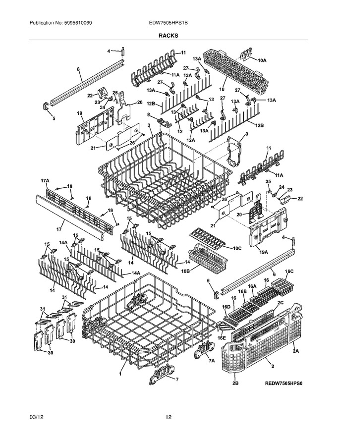 Diagram for EDW7505HPS1B