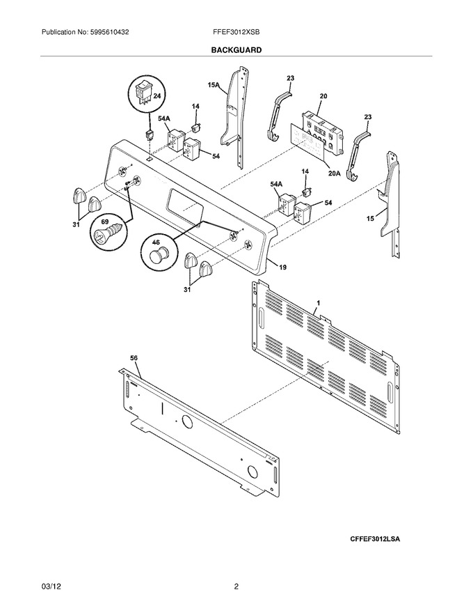 Diagram for FFEF3012XSB