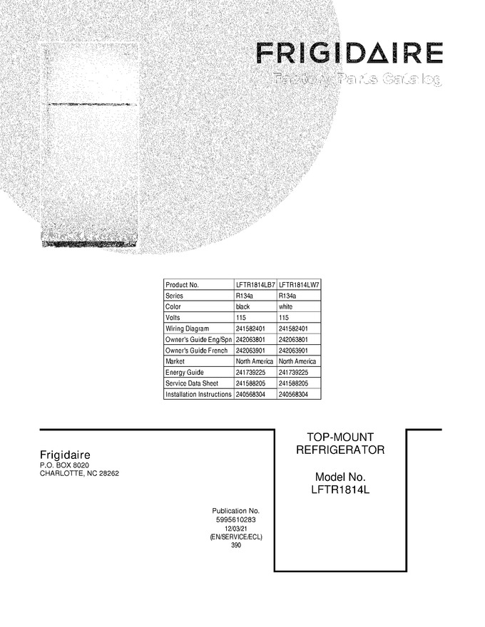Diagram for LFTR1814LW7