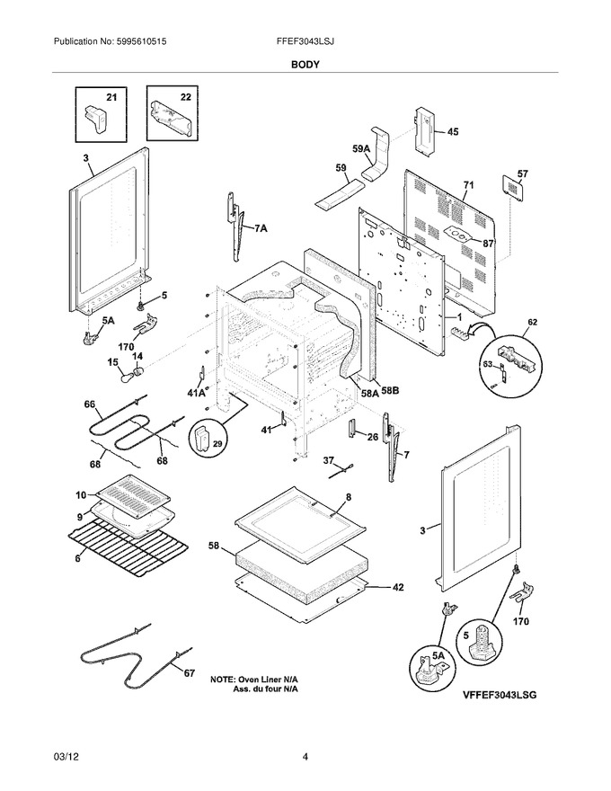 Diagram for FFEF3043LSJ